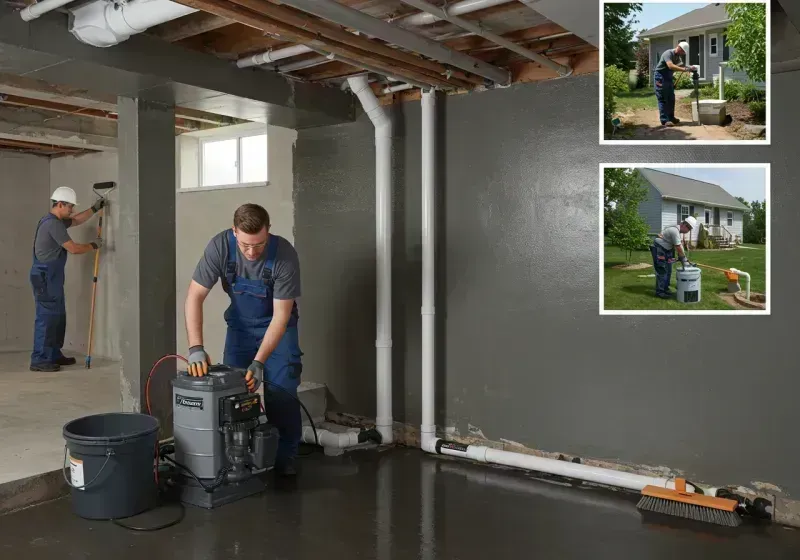 Basement Waterproofing and Flood Prevention process in South Holland, IL